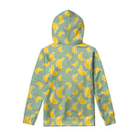Cute Banana Pattern Print Pullover Hoodie
