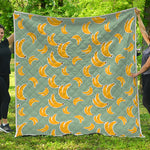 Cute Banana Pattern Print Quilt