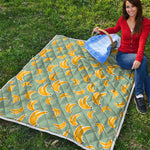Cute Banana Pattern Print Quilt