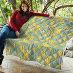 Cute Banana Pattern Print Quilt
