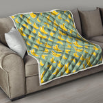 Cute Banana Pattern Print Quilt