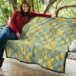 Cute Banana Pattern Print Quilt