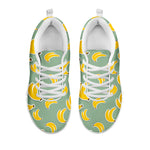 Cute Banana Pattern Print White Sneakers