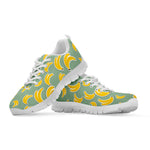 Cute Banana Pattern Print White Sneakers