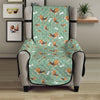 Cute Beagle Puppy Pattern Print Armchair Protector