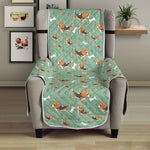 Cute Beagle Puppy Pattern Print Armchair Protector