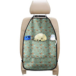 Cute Beagle Puppy Pattern Print Car Seat Organizers