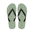 Cute Beagle Puppy Pattern Print Flip Flops