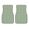 Cute Beagle Puppy Pattern Print Front Car Floor Mats