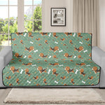 Cute Beagle Puppy Pattern Print Futon Protector