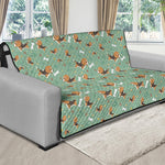 Cute Beagle Puppy Pattern Print Futon Protector