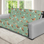 Cute Beagle Puppy Pattern Print Futon Protector