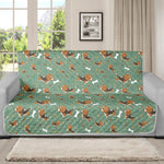 Cute Beagle Puppy Pattern Print Futon Protector