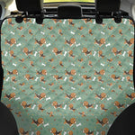 Cute Beagle Puppy Pattern Print Pet Car Back Seat Cover