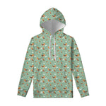 Cute Beagle Puppy Pattern Print Pullover Hoodie