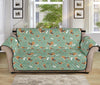 Cute Beagle Puppy Pattern Print Sofa Protector