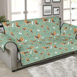 Cute Beagle Puppy Pattern Print Sofa Protector