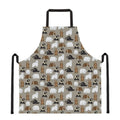 Cute Bear Pattern Print Apron