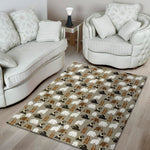 Cute Bear Pattern Print Area Rug