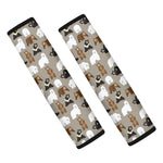 Cute Bear Pattern Print Car Seat Belt Covers