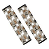 Cute Bear Pattern Print Car Seat Belt Covers