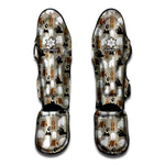 Cute Bear Pattern Print Muay Thai Shin Guard