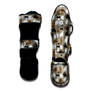 Cute Bear Pattern Print Muay Thai Shin Guard