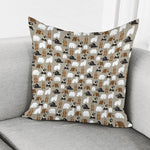 Cute Bear Pattern Print Pillow Cover