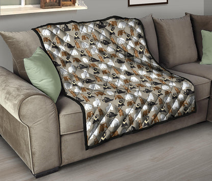 Cute Bear Pattern Print Quilt