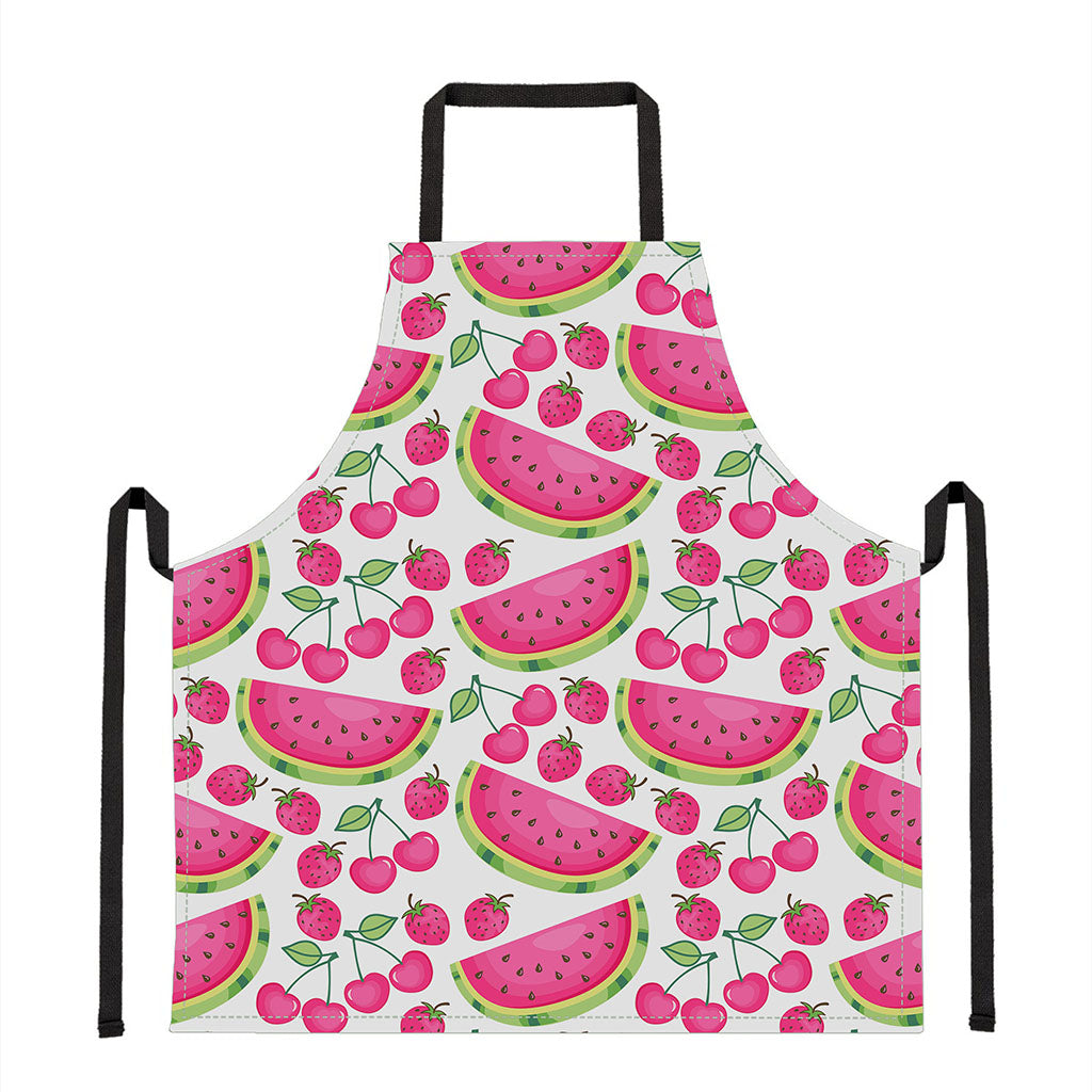 Cute Berry Watermelon Pattern Print Apron