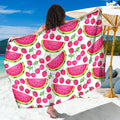 Cute Berry Watermelon Pattern Print Beach Sarong Wrap