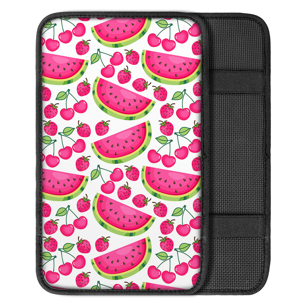 Cute Berry Watermelon Pattern Print Car Center Console Cover