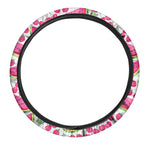 Cute Berry Watermelon Pattern Print Car Steering Wheel Cover