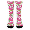 Cute Berry Watermelon Pattern Print Crew Socks