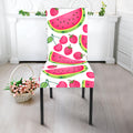 Cute Berry Watermelon Pattern Print Dining Chair Slipcover