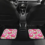 Cute Berry Watermelon Pattern Print Front and Back Car Floor Mats