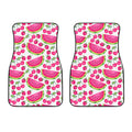 Cute Berry Watermelon Pattern Print Front Car Floor Mats