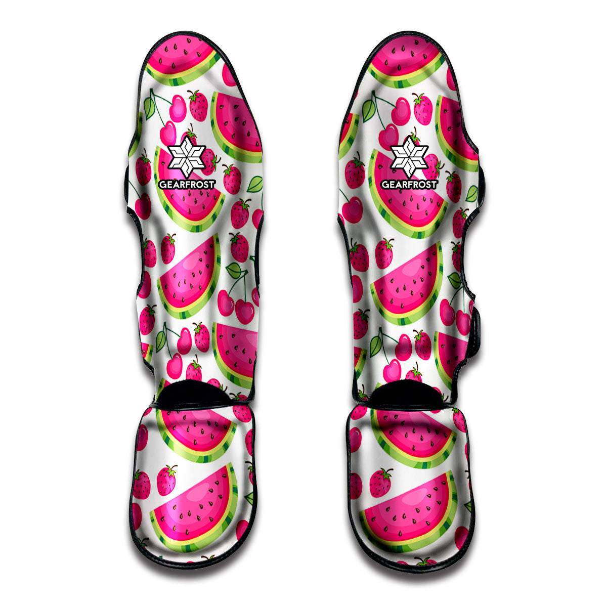 Cute Berry Watermelon Pattern Print Muay Thai Shin Guard