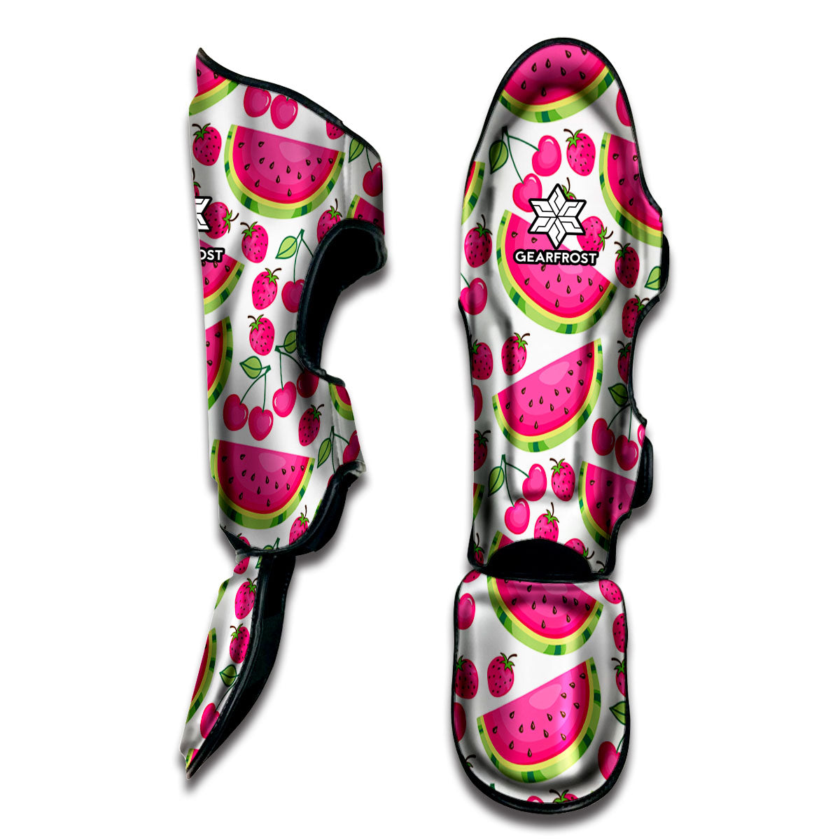 Cute Berry Watermelon Pattern Print Muay Thai Shin Guard