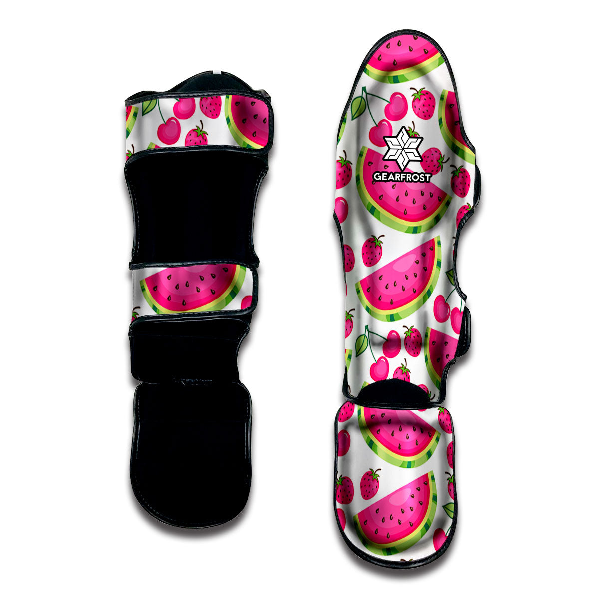 Cute Berry Watermelon Pattern Print Muay Thai Shin Guard