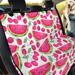 Cute Berry Watermelon Pattern Print Pet Car Back Seat Cover