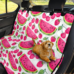 Cute Berry Watermelon Pattern Print Pet Car Back Seat Cover
