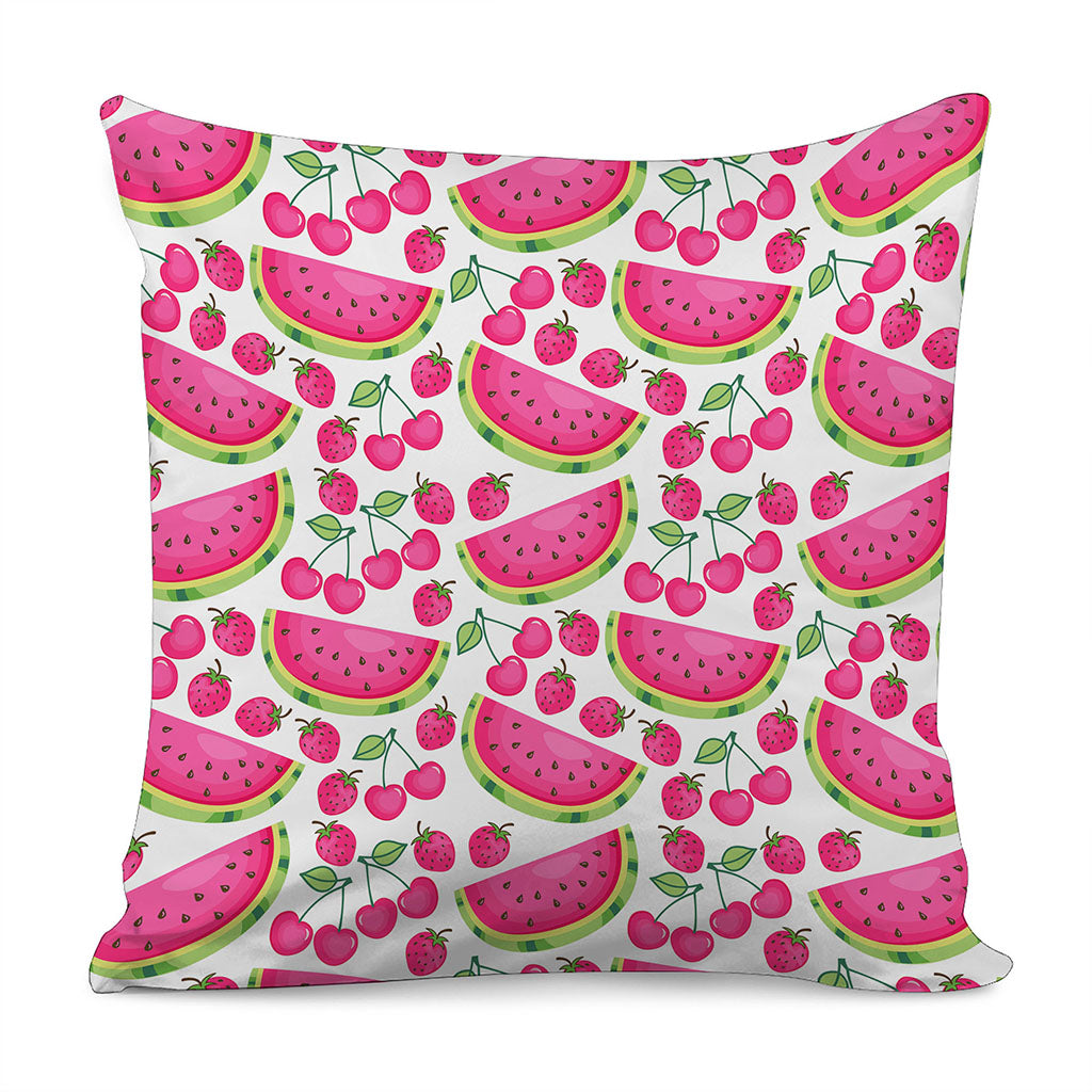 Cute Berry Watermelon Pattern Print Pillow Cover
