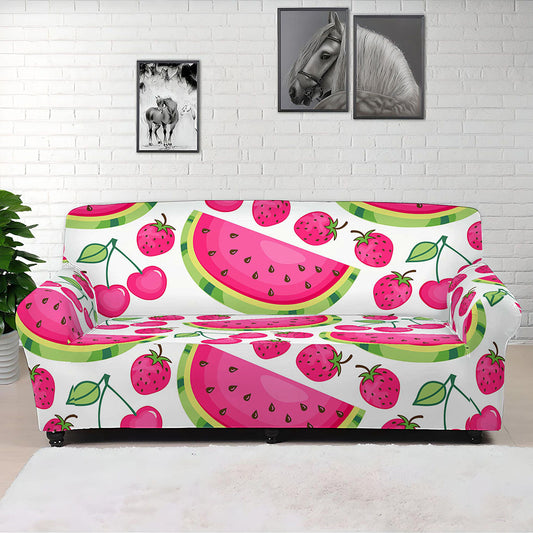 Cute Berry Watermelon Pattern Print Sofa Cover
