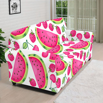 Cute Berry Watermelon Pattern Print Sofa Cover