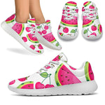 Cute Berry Watermelon Pattern Print Sport Shoes GearFrost