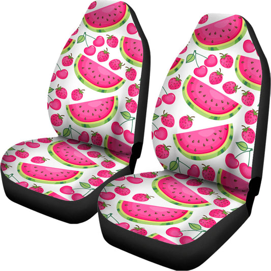 Cute Berry Watermelon Pattern Print Universal Fit Car Seat Covers