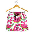 Cute Berry Watermelon Pattern Print Women's Shorts