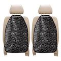 Cute Black And White Heart Pattern Print Car Seat Organizers