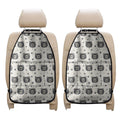 Cute Black Bear Pattern Print Car Seat Organizers